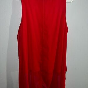 Adele & May Red Sleeveless Blouse